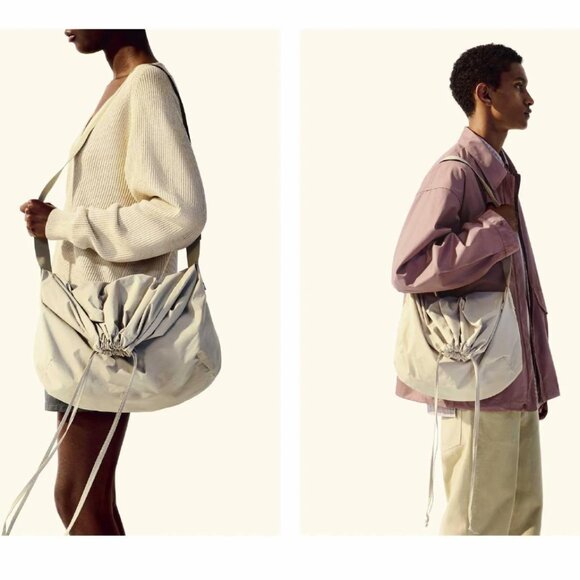 Uniqlo U Drawstring Shoulder Bag Natural - Picture 8 of 15